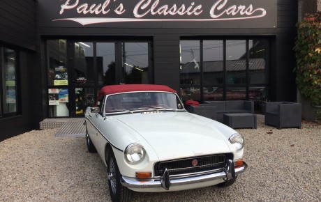 MG B cabriolet  Année 1972 voiture de collection à vendre