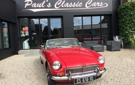 MG B cabriolet  Année 1973 voiture de collection à vendre