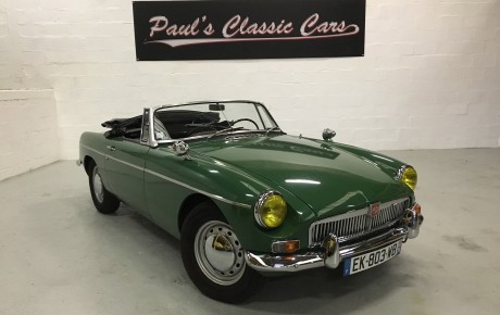 MG B cabriolet MK1  Année 1967 voiture de collection à vendre