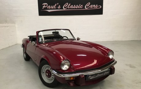Triumph Spitfire 1500  Année 1977 voiture de collection à vendre