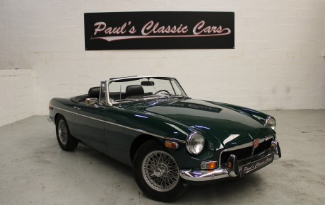 MG B cabriolet  Année 1971 voiture de collection à vendre