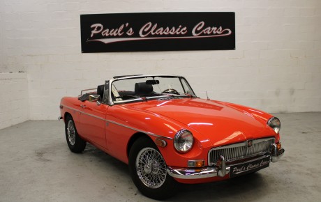 MG B cabriolet  Année 1979 voiture de collection à vendre