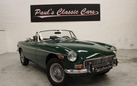 MG B cabriolet  Année 1977 voiture de collection à vendre