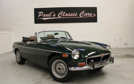MG B cabriolet  Année 1974 voiture de collection à vendre