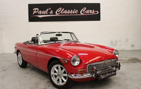 MG B cabriolet  Année 1972 voiture de collection à vendre