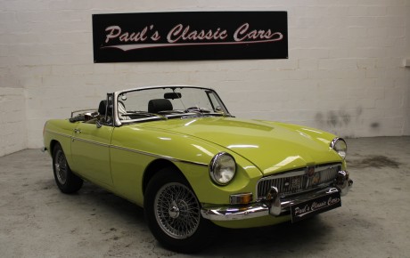 MG B cabriolet  Année 1974 voiture de collection à vendre