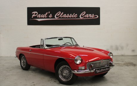 MG B cabriolet MK1  Année 1964 voiture de collection à vendre