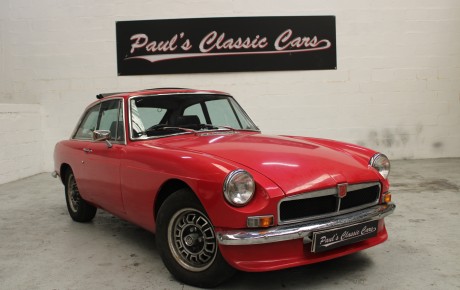 MG B GT  Année 1973 voiture de collection à vendre