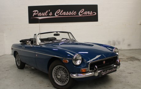 MG B cabriolet  Année 1971 voiture de collection à vendre