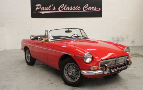 MG B cabriolet  Année 1974 voiture de collection à vendre