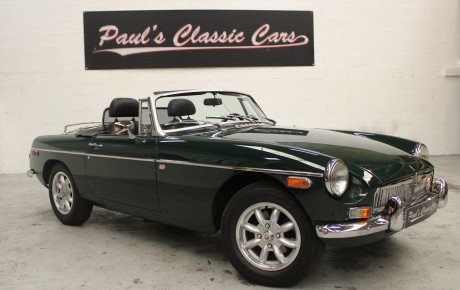 MG B cabriolet  Année 1979 voiture de collection à vendre