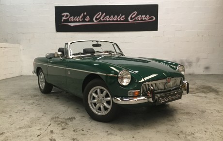 MG B cabriolet  Année 1974 voiture de collection à vendre