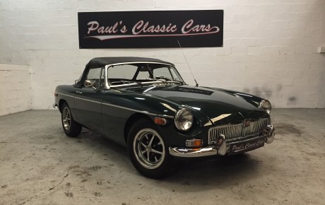 MG B cabriolet  Année 1979 voiture de collection à vendre