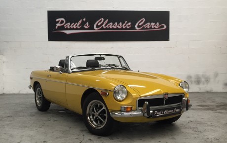 MG B cabriolet  Année 1979 voiture de collection à vendre