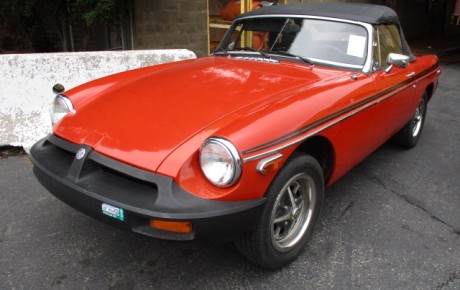 MG B cabriolet  Année 1978 voiture de collection à vendre