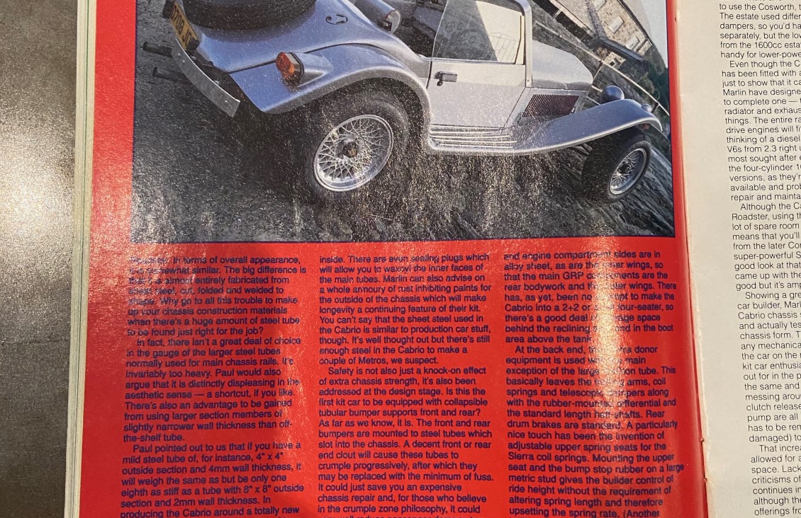 Marlin Cabrio V8 Année 1991 voiture de collection à vendre