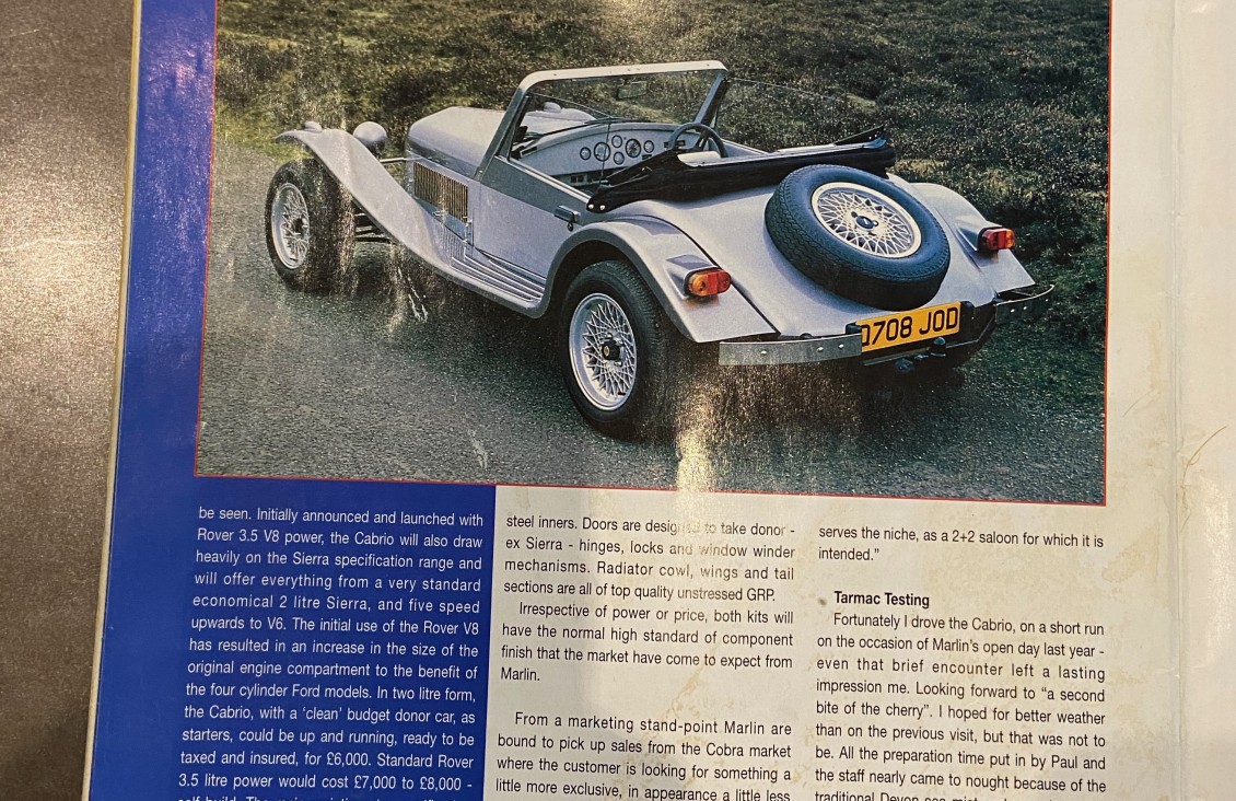 Marlin Cabrio V8 Année 1991 voiture de collection à vendre