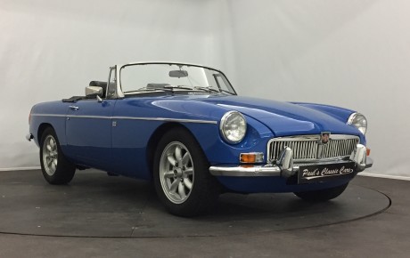 MG B cabriolet  Année 1976 voiture de collection à vendre