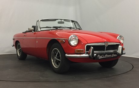 MG B cabriolet  Année 1974 voiture de collection à vendre