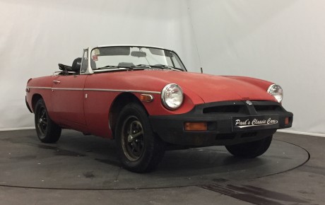 MG B cabriolet  Année 1977 voiture de collection à vendre