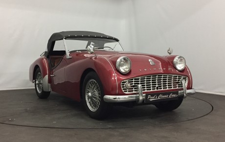 Triumph TR3  Année 1961 voiture de collection à vendre