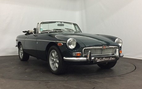 MG B cabriolet  Année 1973 voiture de collection à vendre
