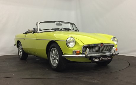 MG B cabriolet  Année 1976 voiture de collection à vendre