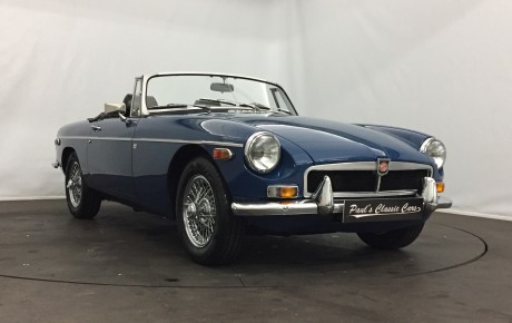MG B cabriolet  Année 1979 voiture de collection à vendre