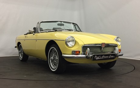 MG B cabriolet  Année 1972 voiture de collection à vendre