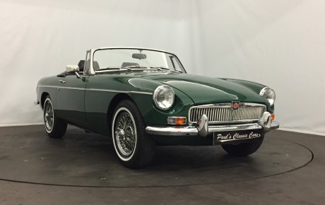 MG B cabriolet  Année 1973 voiture de collection à vendre