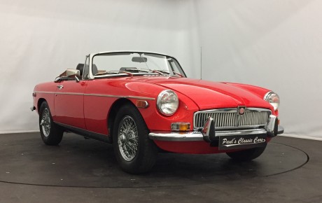 MG B cabriolet  Année 1979 voiture de collection à vendre