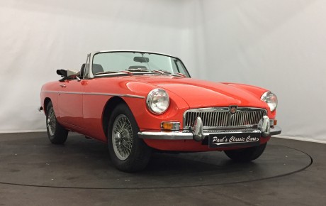 MG B cabriolet  Année 1980 voiture de collection à vendre