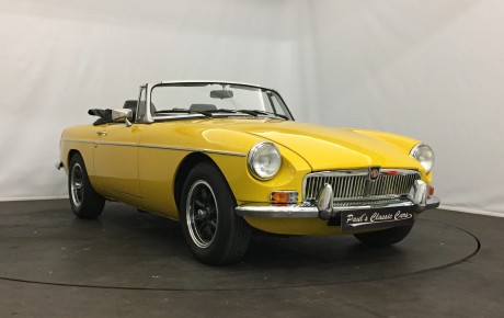 MG B cabriolet  Année 1978 voiture de collection à vendre