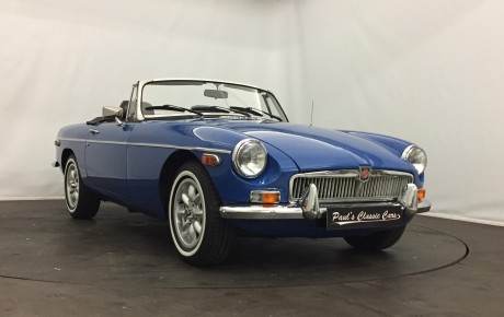 MG B cabriolet  Année 1977 voiture de collection à vendre