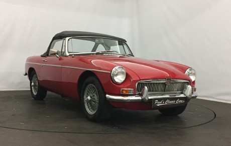 MG B cabriolet MK1  Année 1969 voiture de collection à vendre