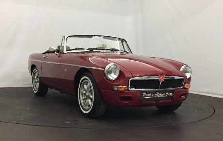 MG B cabriolet  Année 1980 voiture de collection à vendre