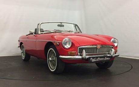 MG B cabriolet  Année 1973 voiture de collection à vendre