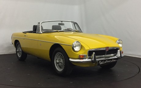 MG B cabriolet  Année 1971 voiture de collection à vendre