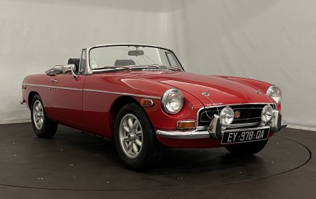 MG B cabriolet  Année 1971 voiture de collection à vendre