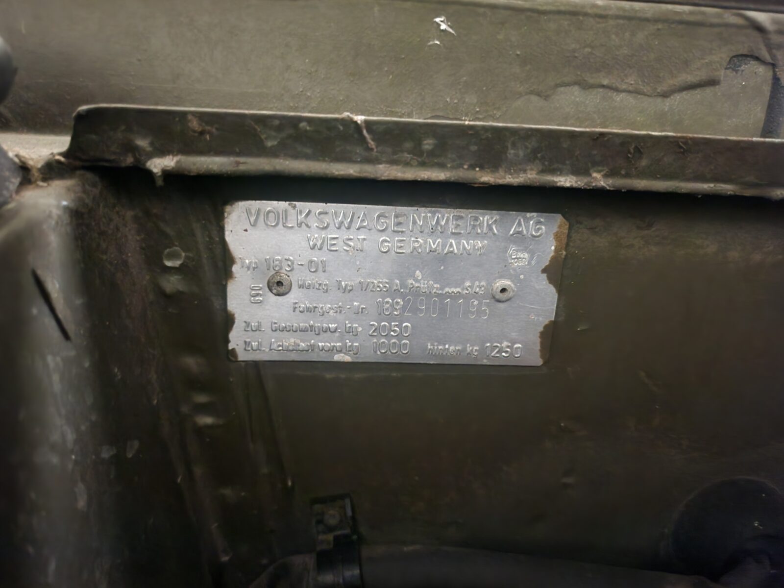 VW Iltis Année 1979 voiture de collection à vendre
