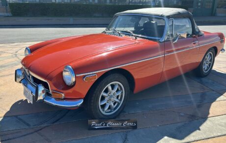 MG B cabriolet  Année 1973 voiture de collection à vendre