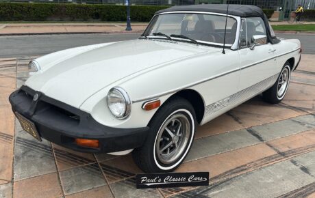 MG B cabriolet  Année 1978 voiture de collection à vendre