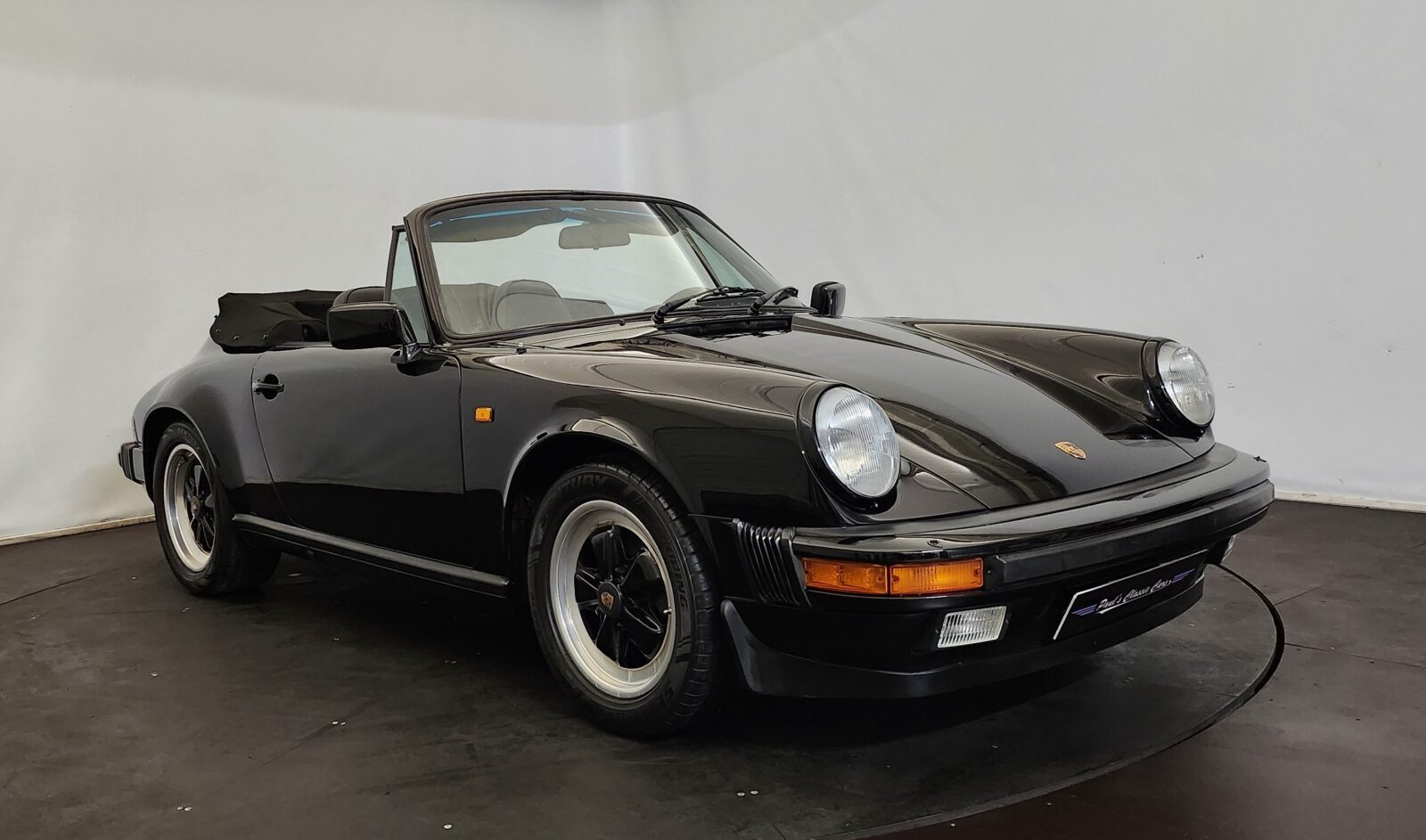 Porsche 911 3.2 cabriolet Année 1984 voiture de collection à vendre