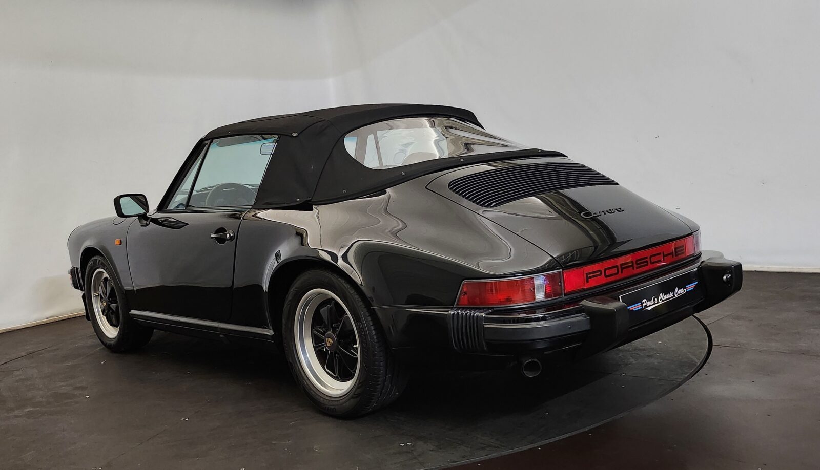 Porsche 911 3.2 cabriolet Année 1984 voiture de collection à vendre