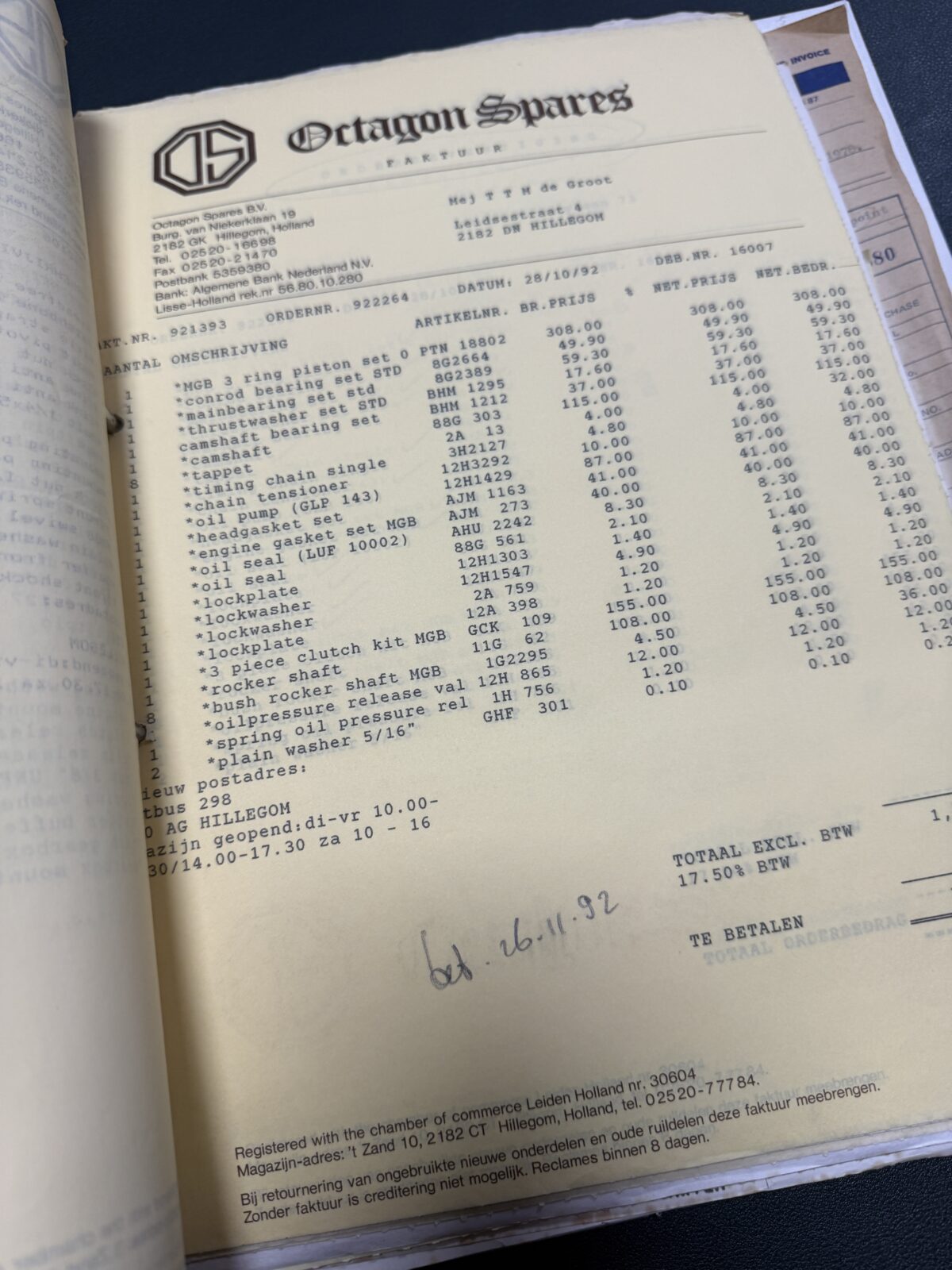 MG B cabriolet  Année 1978 voiture de collection à vendre