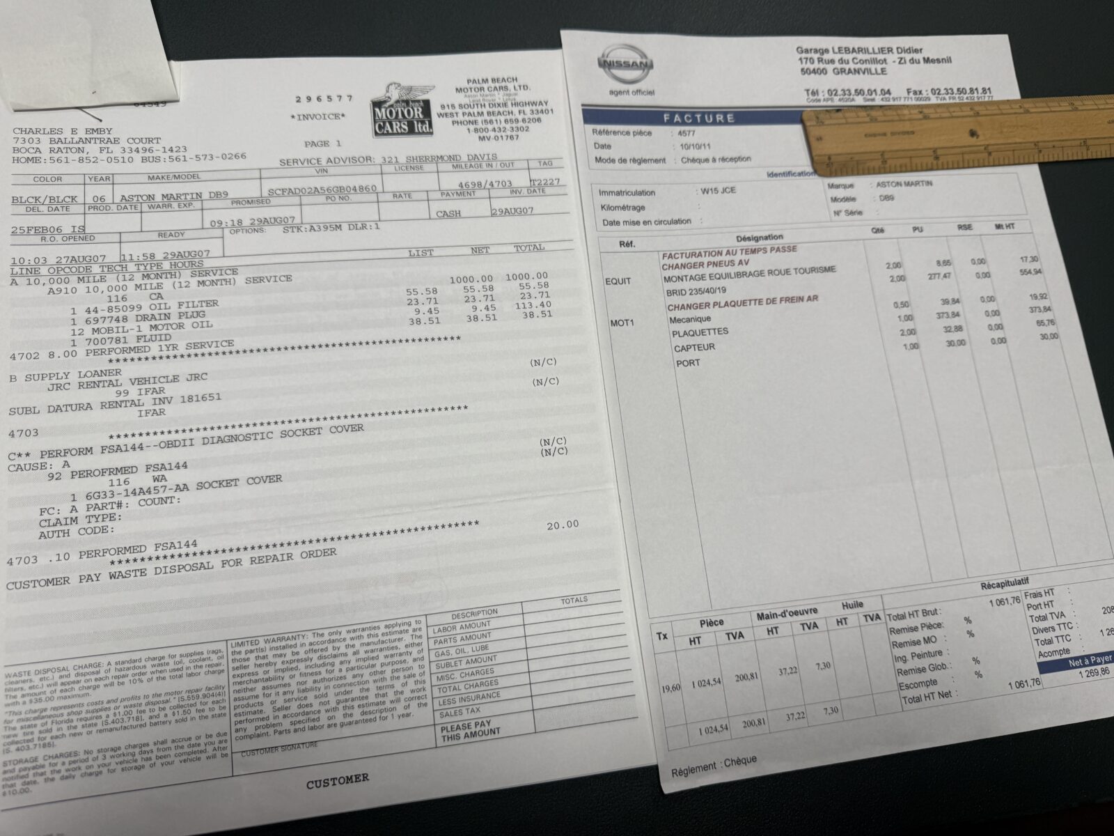 Aston Martin  Année 2006 voiture de collection à vendre