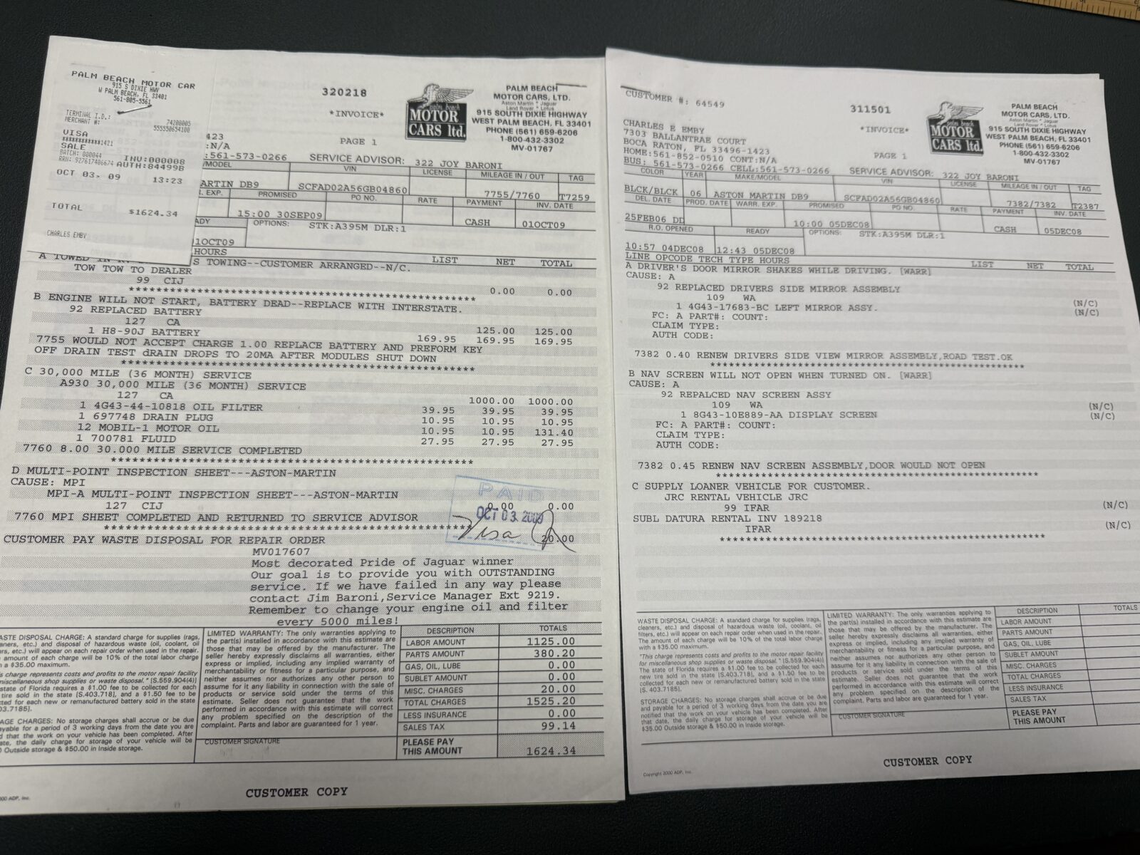 Aston Martin  Année 2006 voiture de collection à vendre