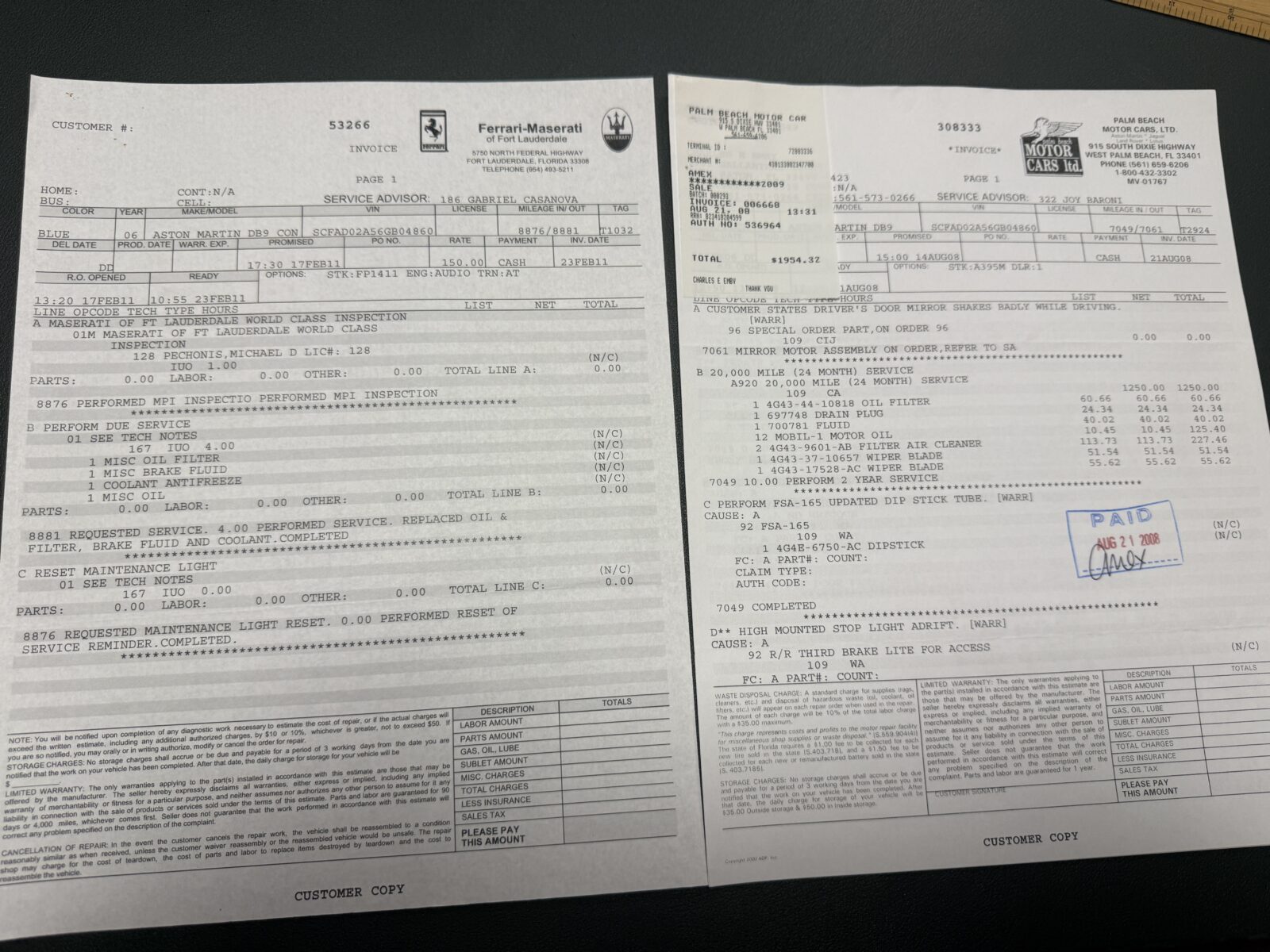 Aston Martin  Année 2006 voiture de collection à vendre