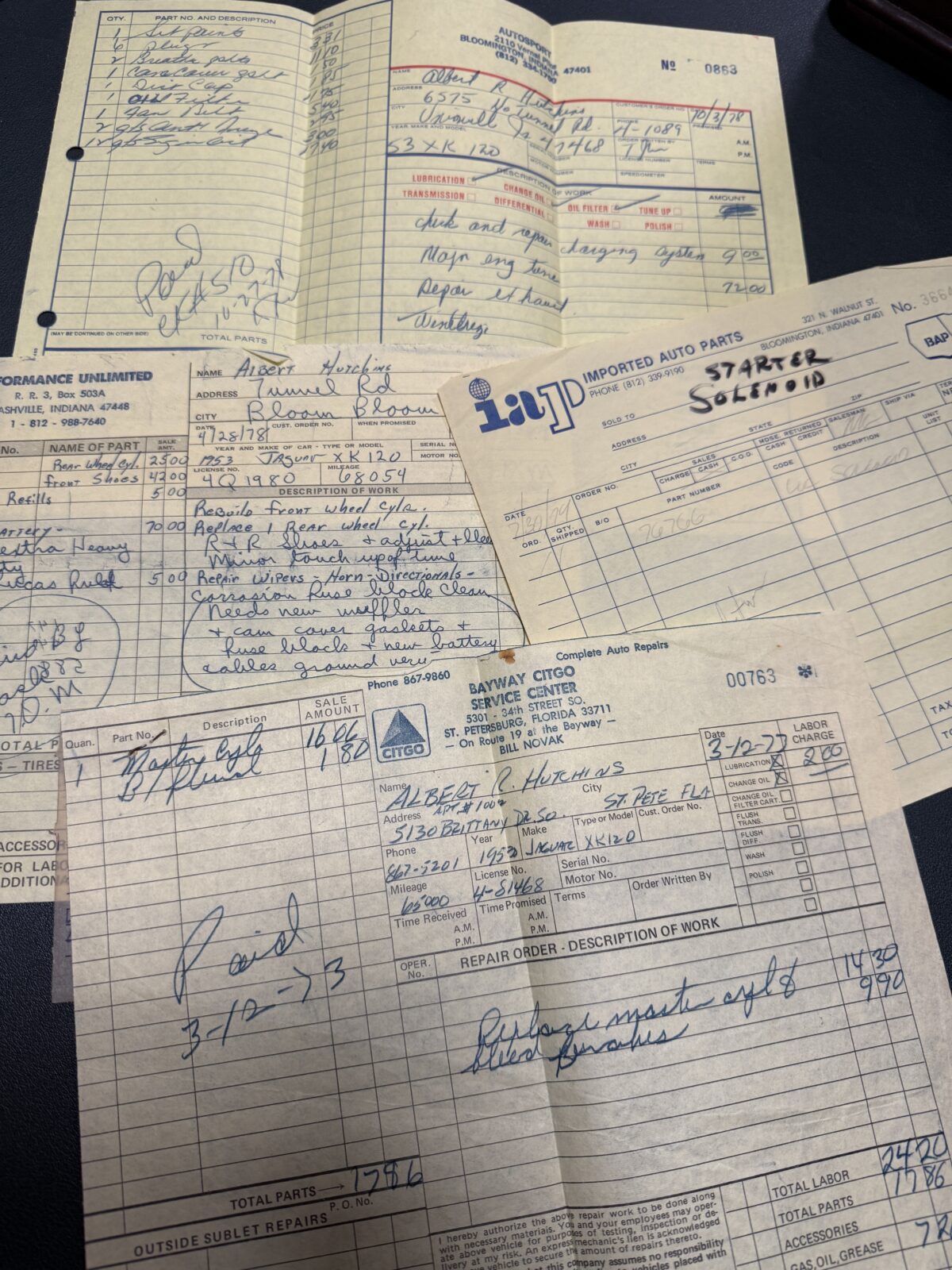 Jaguar XK 120  Année 1953 voiture de collection à vendre