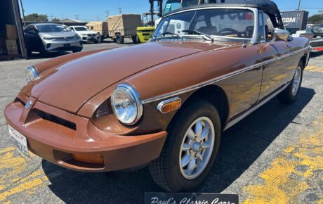MG B cabriolet  Année 1979 voiture de collection à vendre